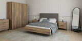 Pat dublu Adore Oryana, 171x120x206 cm - Nuc