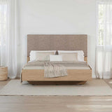 Pat dublu Adore Oryana, 171x120x206 cm - Stejar