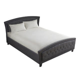 Pat dublu Camaro, Textil, 160x200 cm - Antracit
