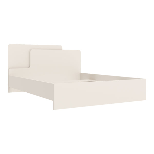 Pat dublu Double bed Lucabel, Crem, 160x200 cm