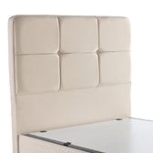Pat dublu Semi-Double bed Punto, Crem, 120x200 cm Pakoworld, imagine produs 5, Pat Dublu, culoare Crem