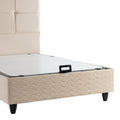 Pat dublu Semi-Double bed Punto, Crem, 120x200 cm Pakoworld, imagine produs 6, Pat Dublu, culoare Crem