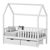 Pat pentru copii Bendina Montessori type, 90x190 cm - Pat pentru copii Bendina Montessori type, Alb, 90x190 cm