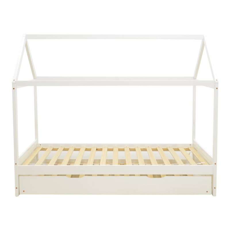 Pat pentru copii DreamHouse Montessori, Alb, 90x190 cm, imagine produs 4