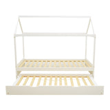 Pat pentru copii DreamHouse Montessori, Alb, 90x190 cm