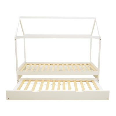 Pat pentru copii DreamHouse Montessori, Alb, 90x190 cm, imagine produs 5