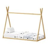 Pat copii Lilly, Lemn de pin, 90x190 cm - Natural
