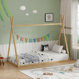 Pat copii Lilly, Lemn de pin, 90x190 cm - Natural