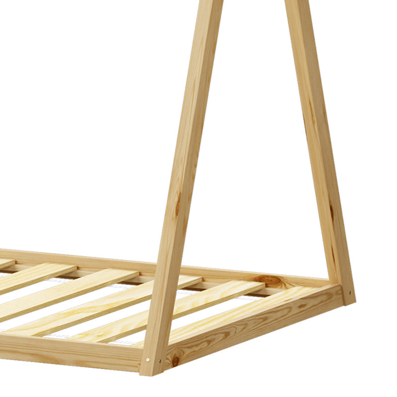 Pat copii Lilly, Lemn de pin, 90x190 cm - Natural