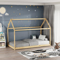 Pat pentru copii Nino Montessori, Natural, 90x190 cm, imagine suplimentara