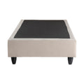 Pat Single bed base, Crem, 90x200 cm Pakoworld, imagine produs 4, Pat, culoare Crem