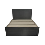 Pat cu saltea si sertar Olympus-Nemesis, 100x200 cm - Pat, Wenge, 100x200 cm, imagine produs 5
