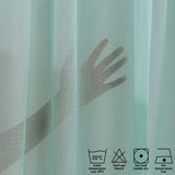 Perdea transparentă Antonio 3, Verde, 140x145 cm