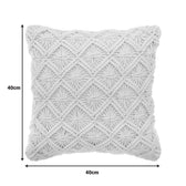 Perna decorativa Kalendian, crem, 40x40 cm, imagine suplimentara