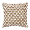 Perna din bumbac Finne, bej 45x45x2 cm