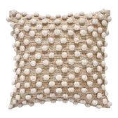 Perna din bumbac Finne, bej 45x45x2 cm
