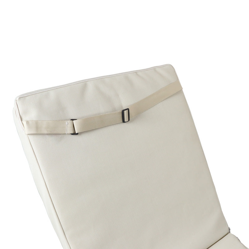Perna pentru sezlong Vertian, Textilene, 58x194x7 cm - Bej