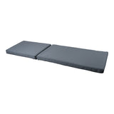 Perna pentru sezlong Vertian, Textilene, 58x194x7 cm - Gri inchis