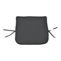 Perna scaun Pildo stofa neagra 43x40x3 cm