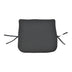 Perna scaun Pildo stofa neagra 43x40x3 cm