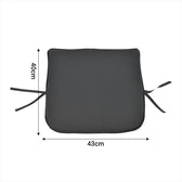 Perna scaun Pildo stofa, neagra, 43x40 cm, perspectiva suplimentara