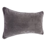 Perne decorative Lubel, Gri inchis, 30x50 cm