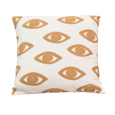 Perna Decorativa Pernuta decorativa Eyes Boho Natural 60x60x2 cm