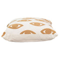 Pernuta decorativa Eyes Boho, Natural, 60x60 cm, imagine suplimentara