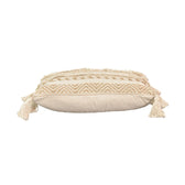 Pernuta decorativa Labrinth Boho, Bej, 45x45 cm, imagine suplimentara