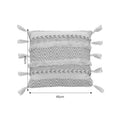 Pernuta decorativa Labrinth Boho, Bej, 45x45 cm, perspectiva suplimentara