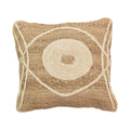 Perna Decorativa Pernuta decorativa ratan Foliens Boho Natural 45x45x2 cm