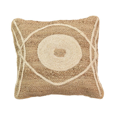 Perna Decorativa Pernuta decorativa ratan Foliens Boho Natural 45x45x2 cm