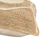 Pernuta decorativa ratan Foliens Boho, Natural, 45x45 cm, detaliu produs