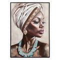 Tablou Canvas Pictura pe pânza cu rama Zaira, Pânza/Plastic, 70x100 cm