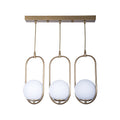 lustra Plafoniera cu 3 becuri Lavol, Aurie, metal, 50x3x70 cm - Iluminare stilata pentru casa ta!