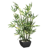 Planta artificiala ghiveci Verde Negru/Verde 43x34x67 cm