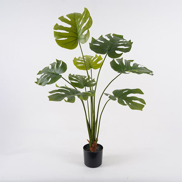 Plantă decorativă artificială cu ghiveci Deliciosa, Plastic, Verde, 94x120 cm