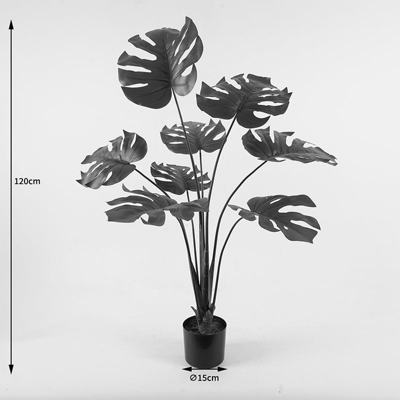Plantă decorativă artificială cu ghiveci Deliciosa, Plastic, Verde, 94x120 cm