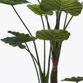 Plantă decorativă artificială cu ghiveci Taro Plant, Plastic/Textil, Verde, 90x180 cm, imagine suplimentara