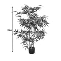 Planta decorativa Bambusghiveci, verde, H130cm, perspectiva suplimentara