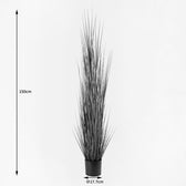 Plantă decorativă cu funcție de ornament Boxwood, Sintetic, Negru, 46x150 cm, perspectiva suplimentara