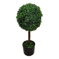 Planta decorativa cu ghiveci, Bolla I, Verde, Plastic, 30x65 cm