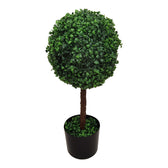 Planta decorativa cu ghiveci, Bolla I, Verde, Plastic, 30x65 cm