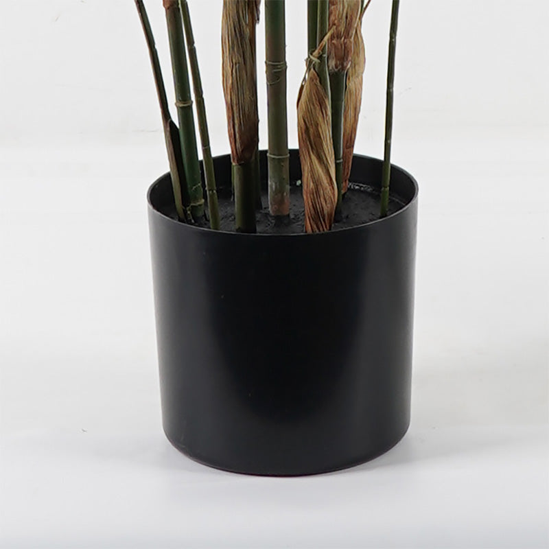 Plantă decorativă cu ghiveci Kwai, Sintetic, Verde, 125x180 cm