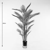 Plantă decorativă cu ghiveci Kwai, Verde, Sintetic, 125x180 cm, perspectiva suplimentara
