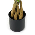 Plantă decorativă cu ghiveci Pachira, Verde, Plastic, 40x60 cm, detaliu produs