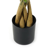 Plantă decorativă cu ghiveci Pachira, Plastic, Verde, 40x60 cm