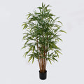 Planta Artificiala Plantă decorativă cu ghiveci Rhapis Palm, Plastic, 80x180 cm
