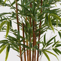 Plantă decorativă cu ghiveci Rhapis Palm, Plastic, Verde, 80x180 cm, imagine suplimentara