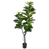 Planta decorativa Fiddlehead Ighiveci, verde, H180cm